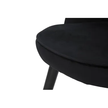 KRZESŁO LOTY CZARNE 57 58 80 cm